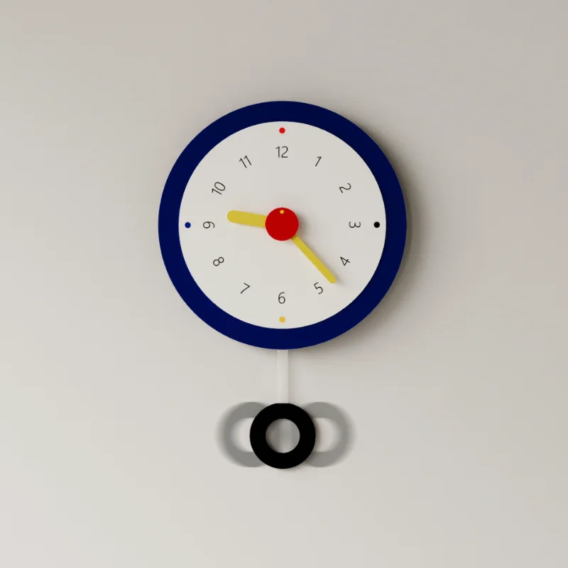 

Home Decorative Art Clock Pendulum Wall Hanging Clock Silent Living Room Creative Design New Style Dental Decoration