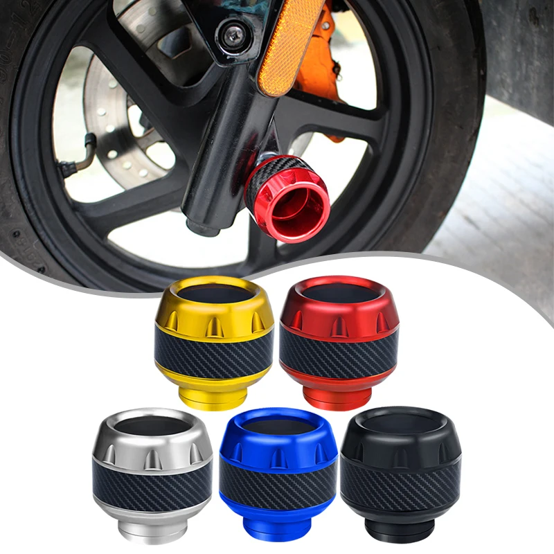

2 PCs/set Universal Motorcycle Front Fork Cup Crash Protector Shock Absorber Wheel Protective Pads Auto Interior Accessories