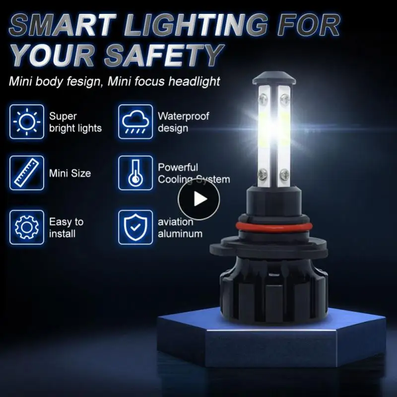 

Non-destructive Installation Car Haedlight 6000k Led Car Lights 360 ° No Dead Angle Lighting Auto Fog Lamp Plug And Play Durable