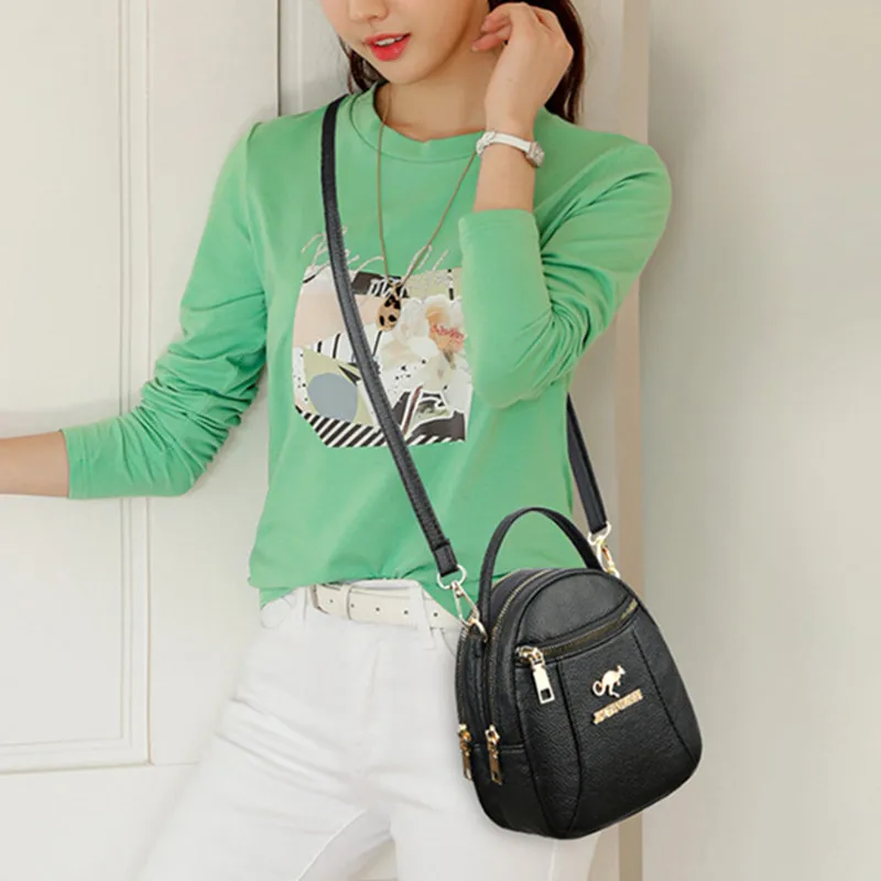 

2023 Fashion Simple Shoulder Bag Mini Small Mobile Phone Bag Lightweight Crossbody Purse PU Soft Leather Texture Handbag