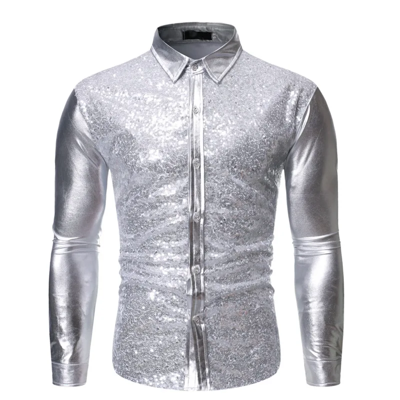 mens shirt with sequins