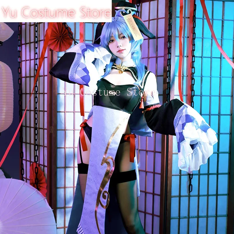 Yu Костюм Genshin Impact Gan Little Zombies Косплей Cos Game Аниме Вечеринка Униформа Хэллоуин