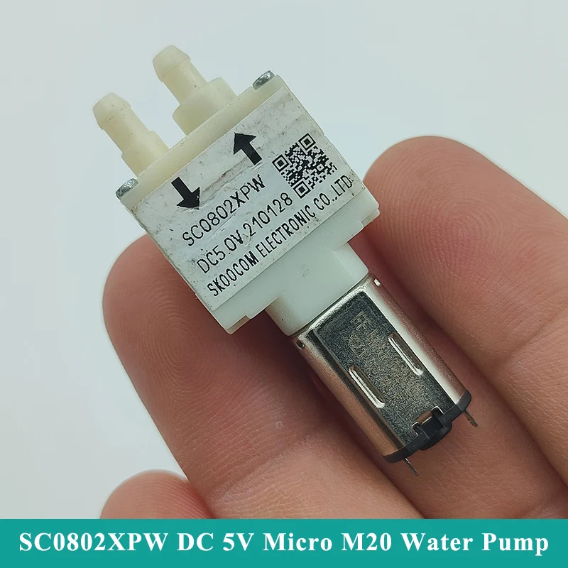

SC0802XPW FF-M20 Micro Water Pump DC 3.7V 5V 6V Small Mini M20 Diaphragm Self-priming Suction Pump DIY Sweeping Robot Cleaner