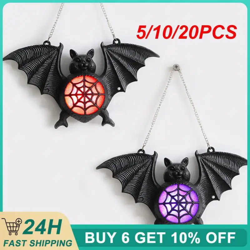 

5/10/20PCS Colorful Gradient Light Horror Props Plastic Halloween Decoration Halloween Light Mysterious Party Decoration