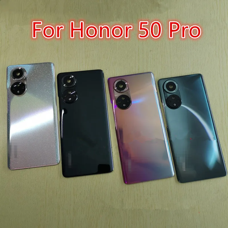 

Корпус 50Pro для Huawei Honor 50 Pro 6,72 ", крышка аккумулятора, ремонт, задняя крышка телефона, замена, задний корпус + наклейка с логотипом