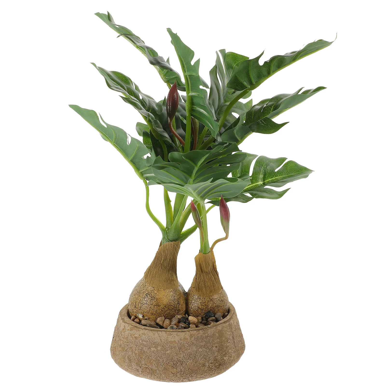 

Fake Plant Small Plants Shelf Decor Potted Mini Artificial Table Fall The Ground Indoor Office