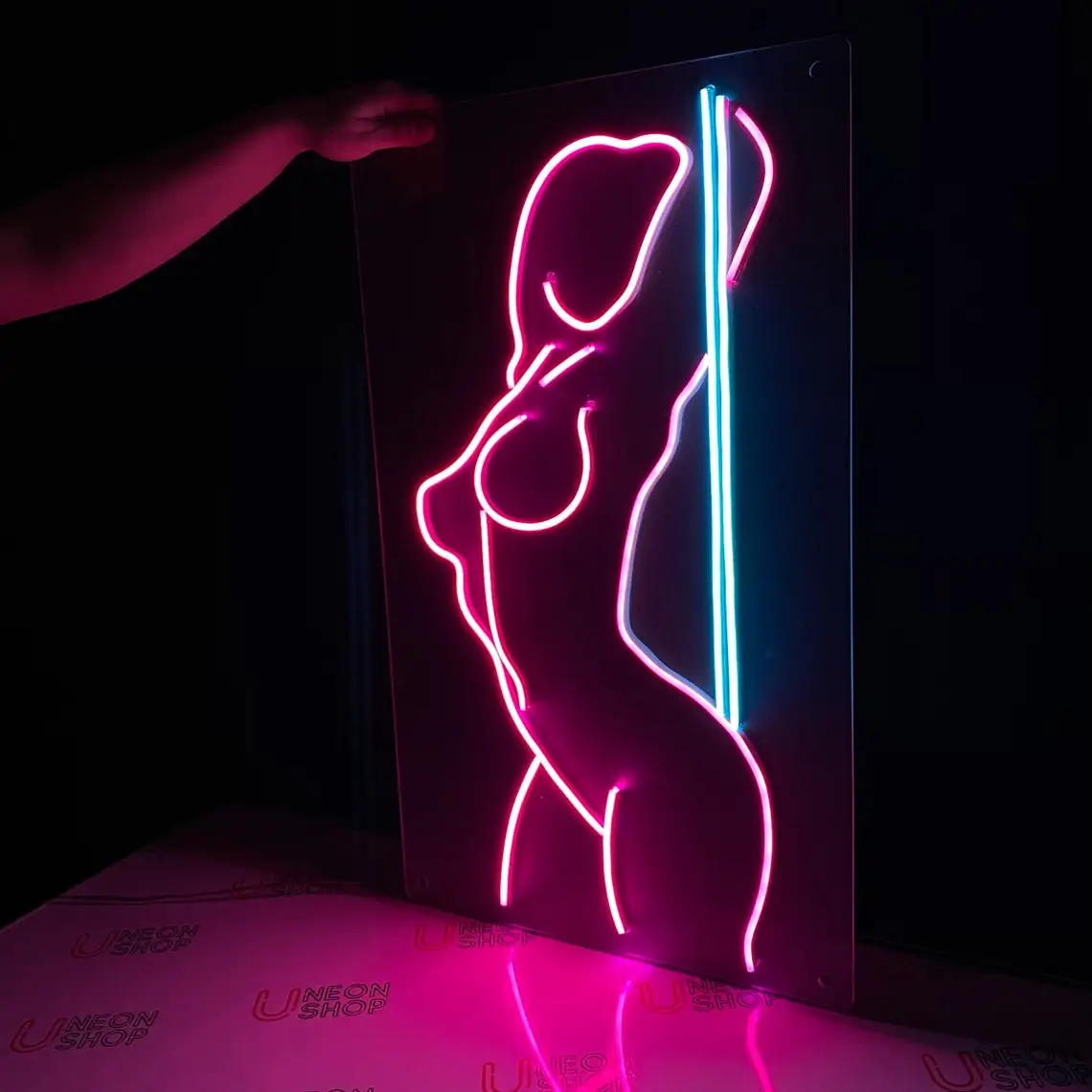 Sexy Lady Neon Sign Women body back Neon Lights Sign for Wall Decoration in Custom Neon Signs
