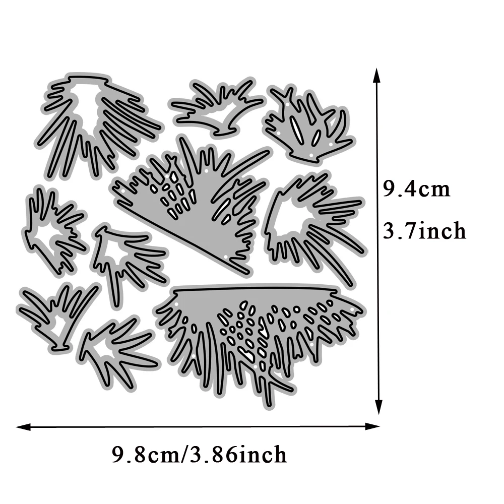 Металлические пресс-формы счастливая богиня трава граница Сделай Сам