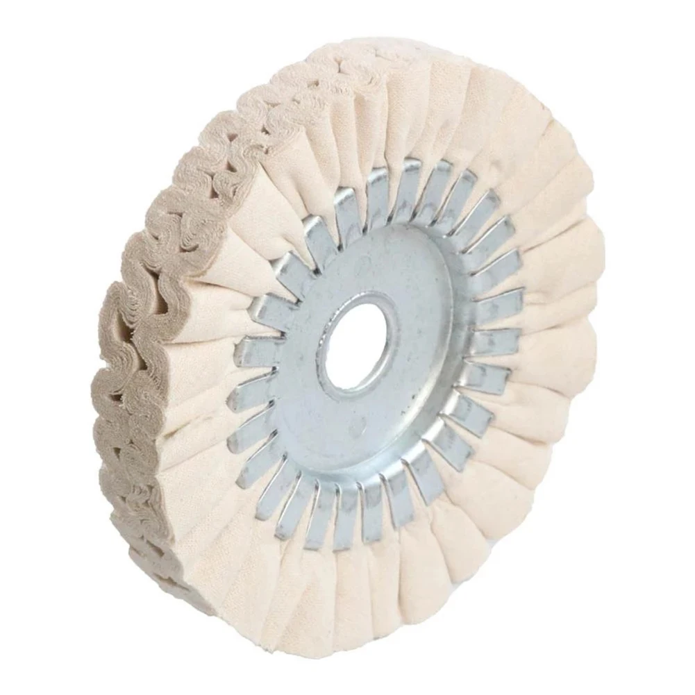 

6inch 150mm Cotton Airway Cloth Buffing Wheel Polishing Pad Wheel For Metal Wood Polishing Power Tool Accessories