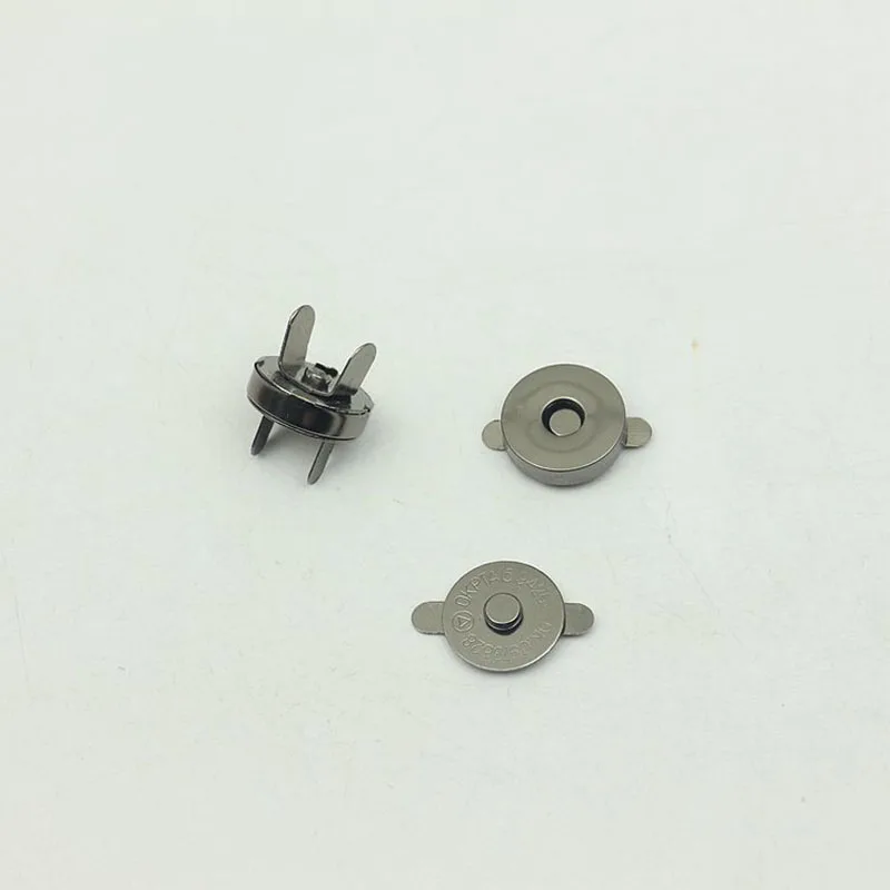50sets/lot 18mm Magnetic Press Buckle Sew on Metal Magnetic Snaps Button for Overcoat Bag Garment Accessories Scrapbooking DIY