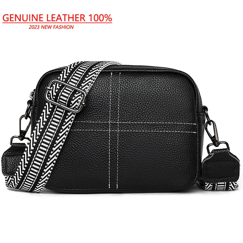 Женская сумка из 100% натуральной воловьей кожи модная через плечо для женщин