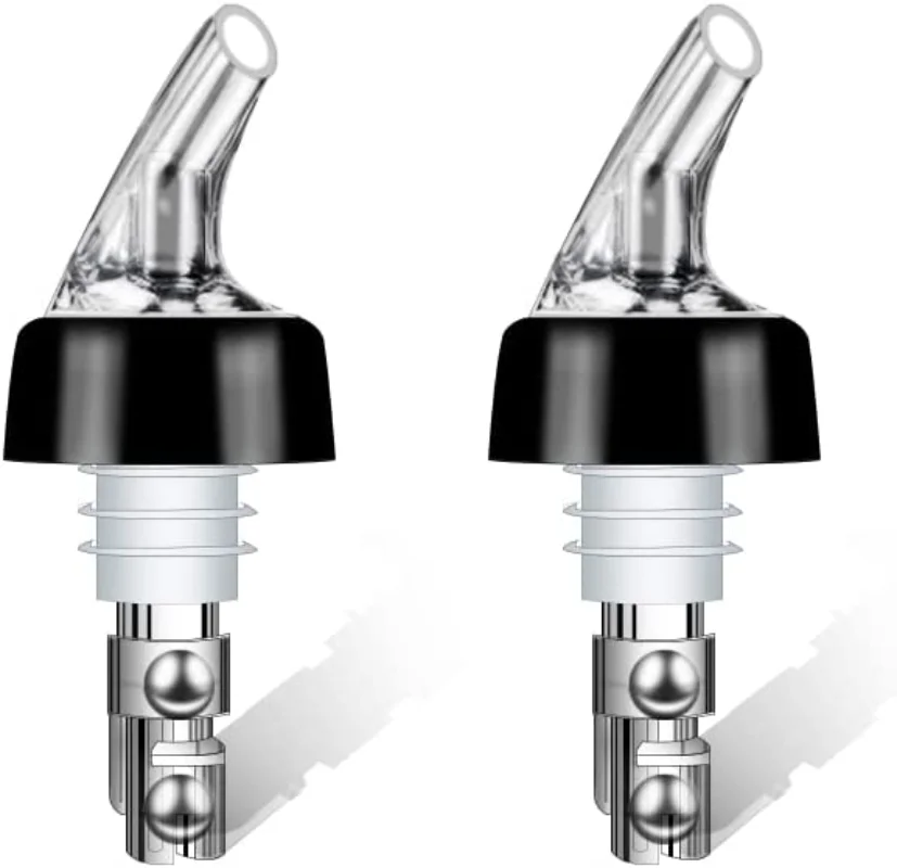 

Bottle Pourers 2Pack for Alcohol Automatic Measured Bottle Pourer Wine Pourers Dispenser Bartender Quick Shot Spirit Drinks