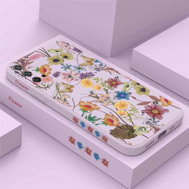 Чехол для телефона с тонким цветком Huawei Honor Magic 7 Lite X20 X9A X5 X6B X7B X8B X9B X8 9X 20 50 SE Pro Plus