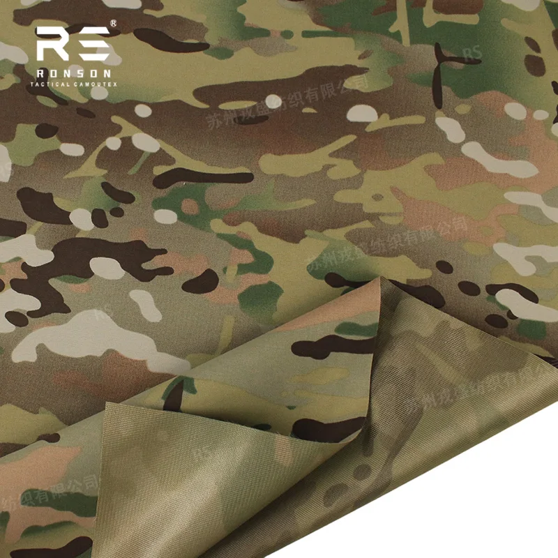MC Multicam Camouflage 184T Nylon Taslan TPU 3-слойная ламинированная ткань Дышащие и водоотталкивающие уличные куртки с NIR (art.: 3920d2235a587) - 3920d2235a587