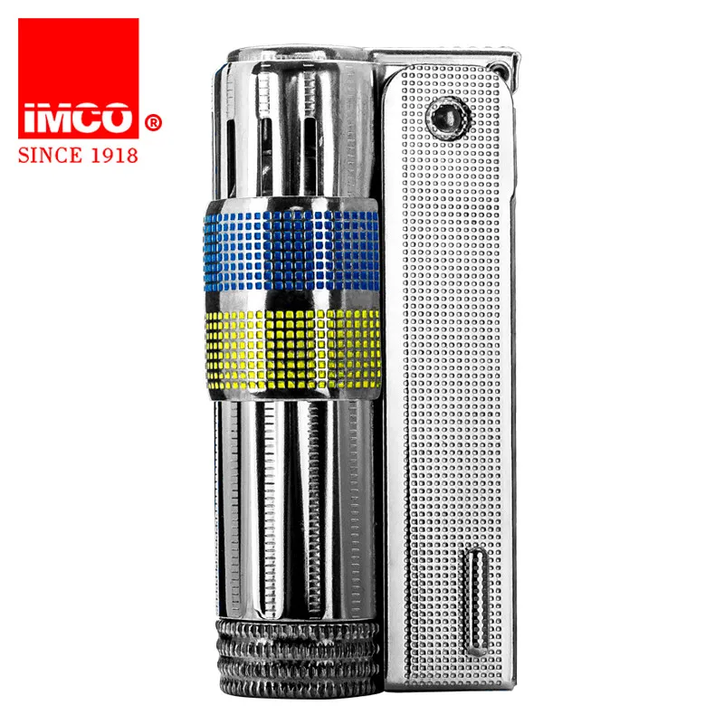

Genuine IMCO Windproof Stainless Steel Gasoline Lighter Manipulator Electric Lighter Men's Retro Kerosene Machine