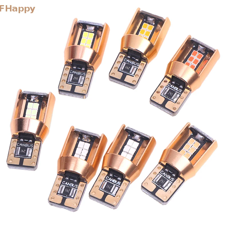 

1Pc 12V T10 W5W Super Bright LED Car Parking Lights WY5W Auto Wedge Turn Side Bulbs Canbus Interior Reading Dome Lamps