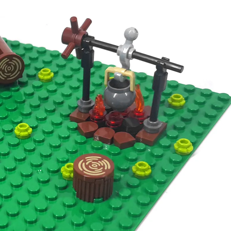 JIMITU Строительные блоки сцены кемпинга