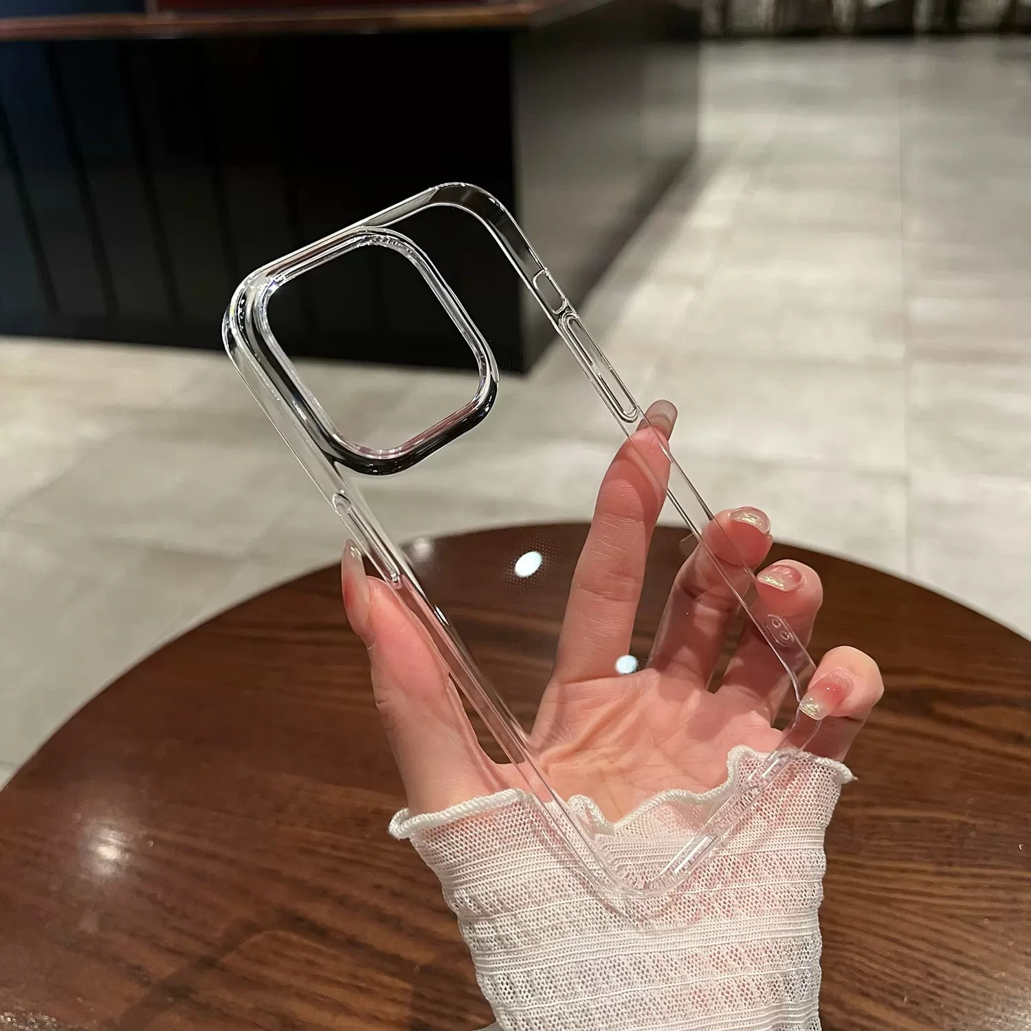 

Ультратонкий жесткий защитный чехол из поликарбоната для iPhone 14 13 12 11 pro Max Plus X XS XR простой стиль грязеотталкивающий Прозрачный чехол для телефона