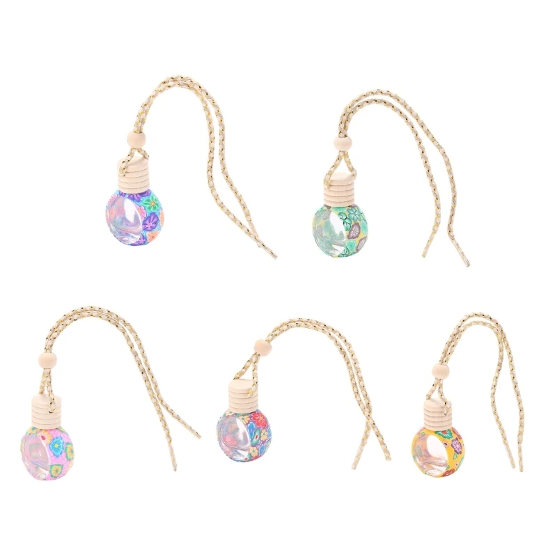 

Car Air Freshener Diffuser Bottle Boho Pendant Essential Oil Scent Diffuser Girl