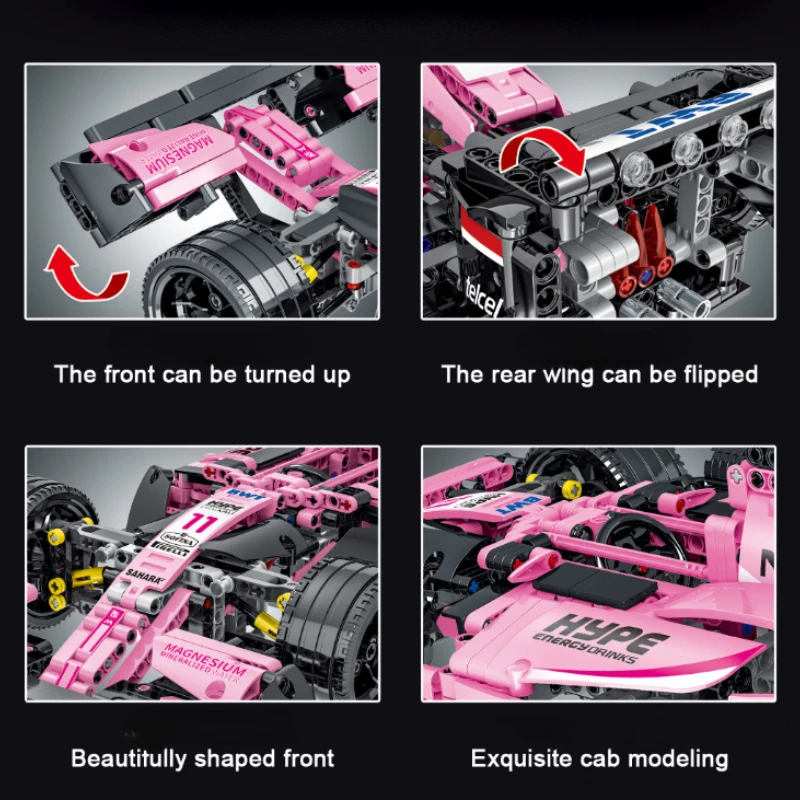 Конструктор Technic Formula 1 розовый суперкар