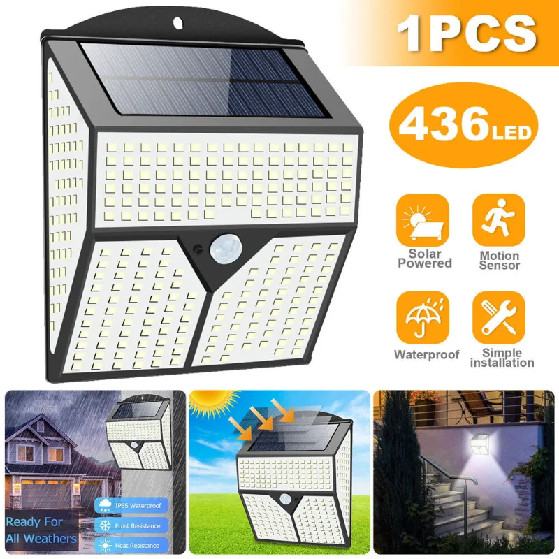 

[Flash Deal]Waterproof LED PIR Motion Sensor Solar Power Outdoor Garden Lamp Yard Wall Light[US Stock]