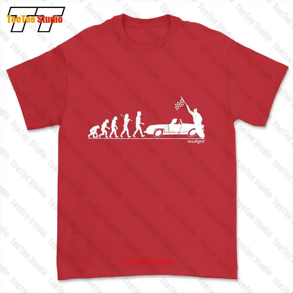 Футболка с клетчатым флагом Эволюции классическая машина Mg Midget футболка BY93
