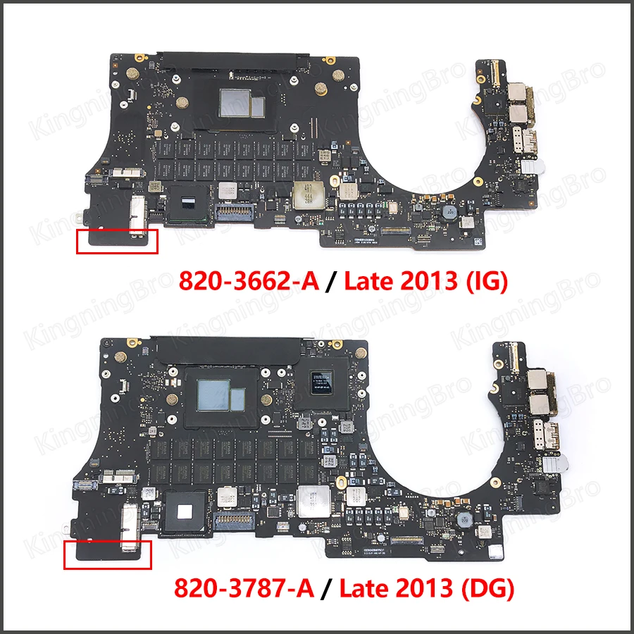 Оригинальная материнская плата A1398 с радиатором для Macbook Pro Retina 15 дюймов Core i7 8 Гб 16