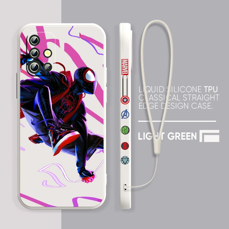 

Funny Marvel Iron Man For Samsung A71 A50 A30 A30 A20 A10 A20 J7 J6 J5 J4 J3 Plus Prime Liquid Left Rope Silicone Phone Case
