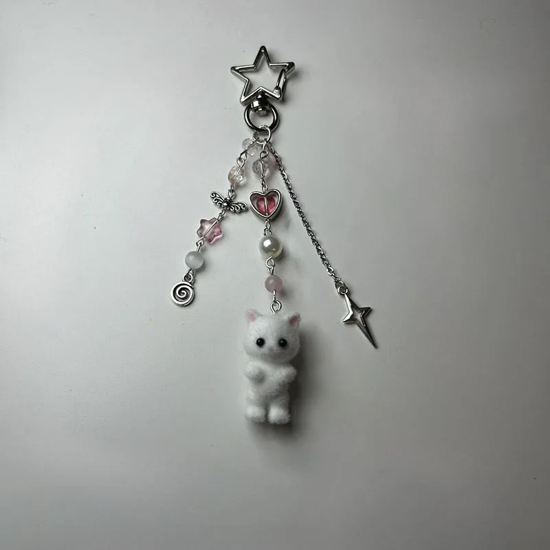 Брелок ручной работы с милыми котами