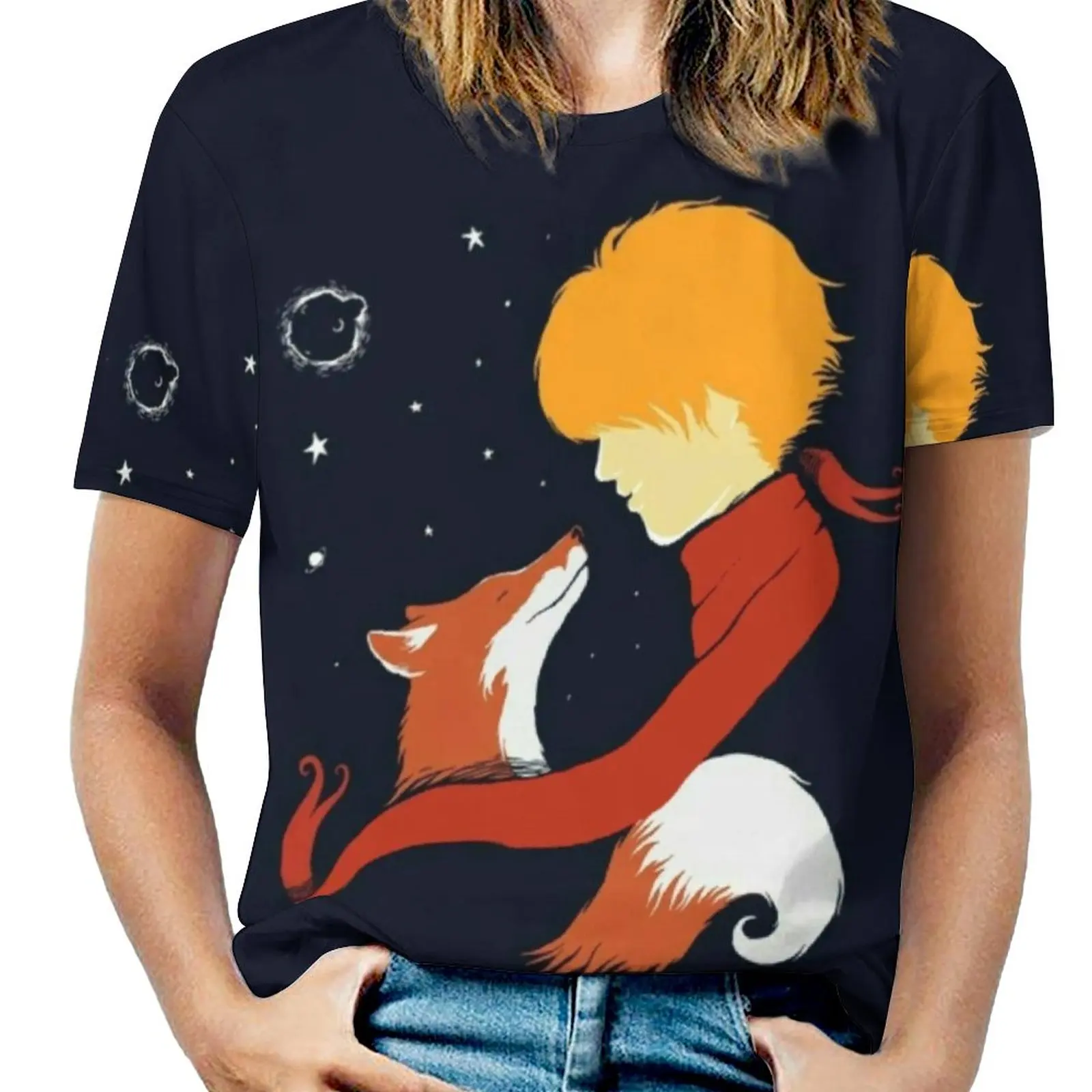 

Женская футболка с коротким рукавом, размеры до 6XL
