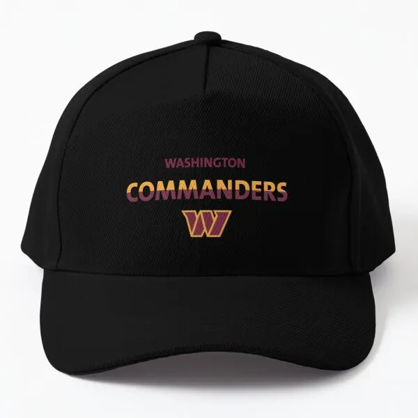

Washington Commanders Baseball Cap Hat Snapback Boys Hip Hop Outdoor Bonnet Casquette Spring Black Czapka Summer Printed