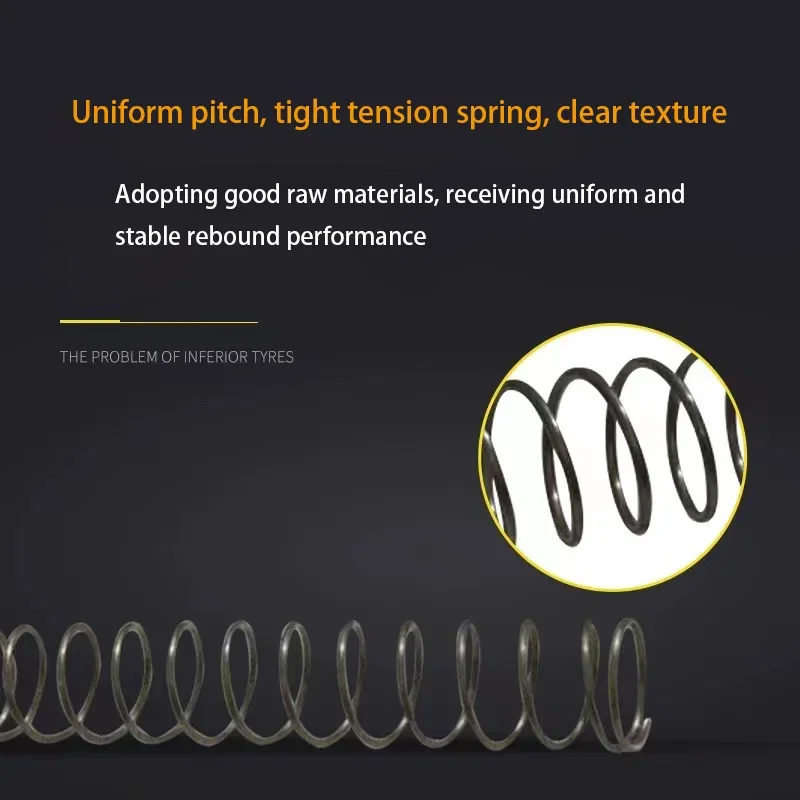 Возвратная компрессионная пружина из стали 65Mn диаметр проволоки: 0 8 мм диаметр: 7