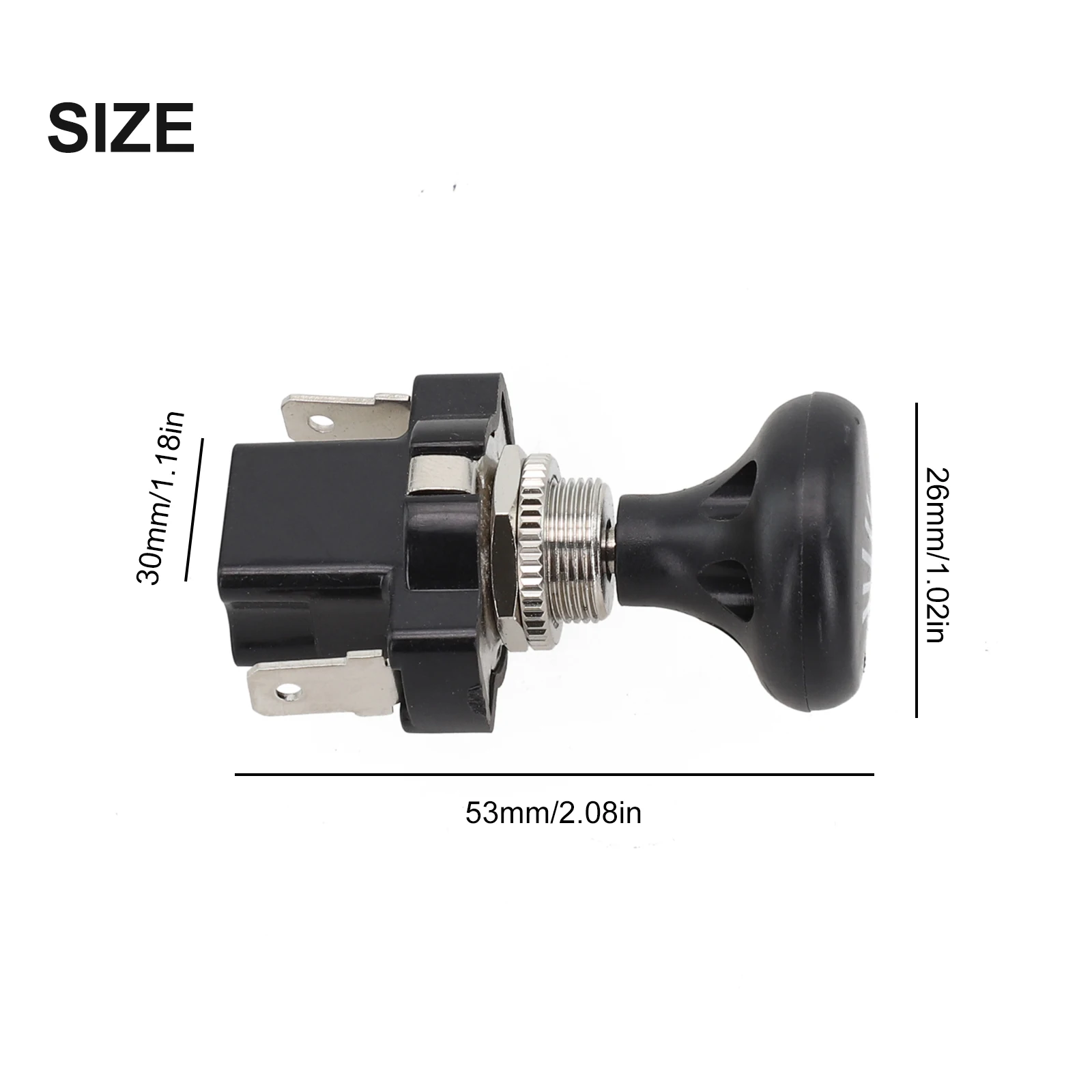 Двухтактный выключатель света для гольф-кара 12 В светильник клубного автомобиля