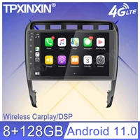 8128g for porsche cayenne 2002 2010 android 11 car stereo radio bluetooth multimedia player gps navi carplay head unit dsp