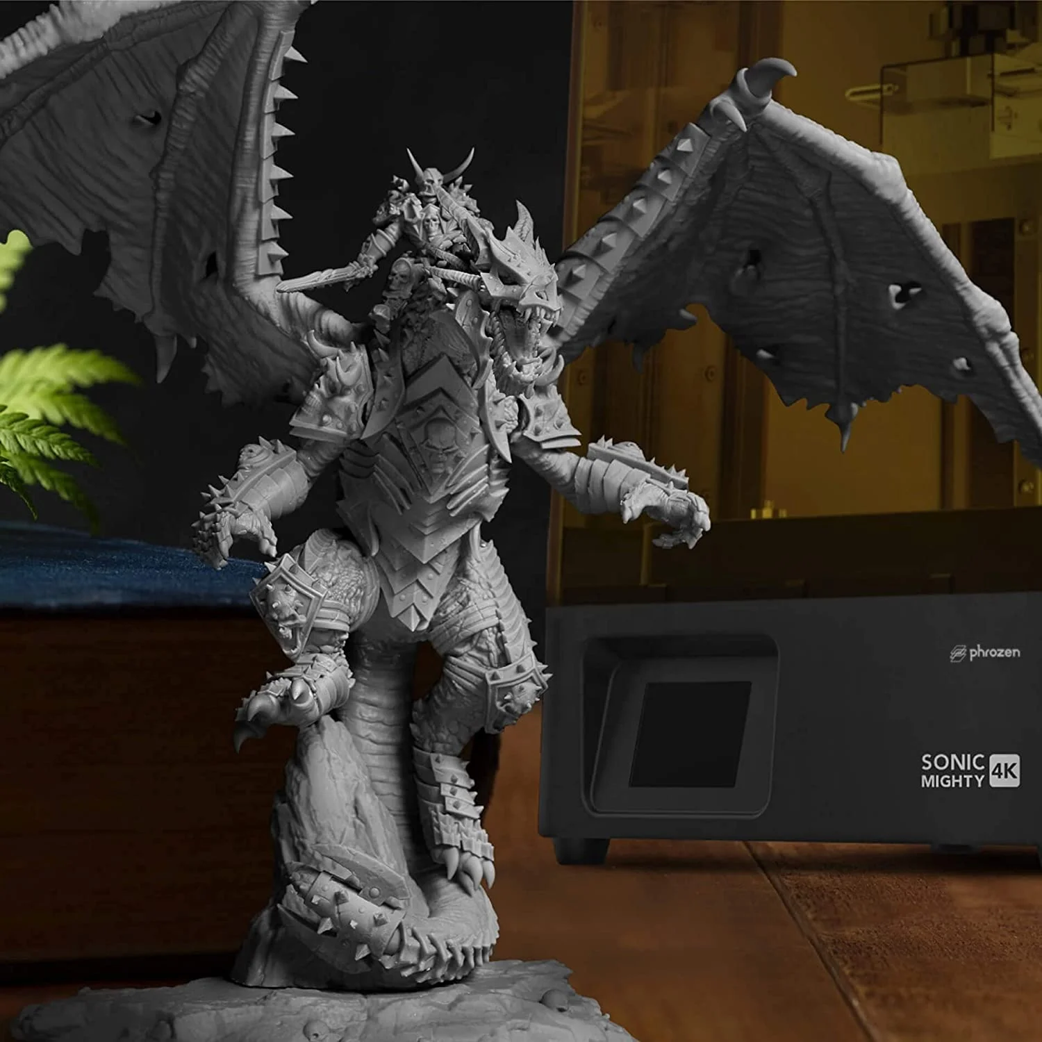 3D-принтер Phrozen Sonic Mighty 4K Размер печати 200 x 125 220 мм ЖК-принтер смолы с 9 3-дюймовым