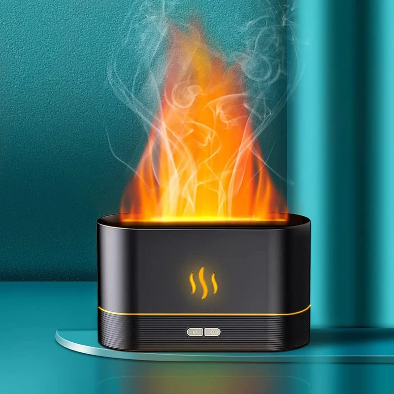 

Увлажнитель воздуха с эффектом пламени, светодиодный ночник, диффузор, ультразвуковой генератор тумана