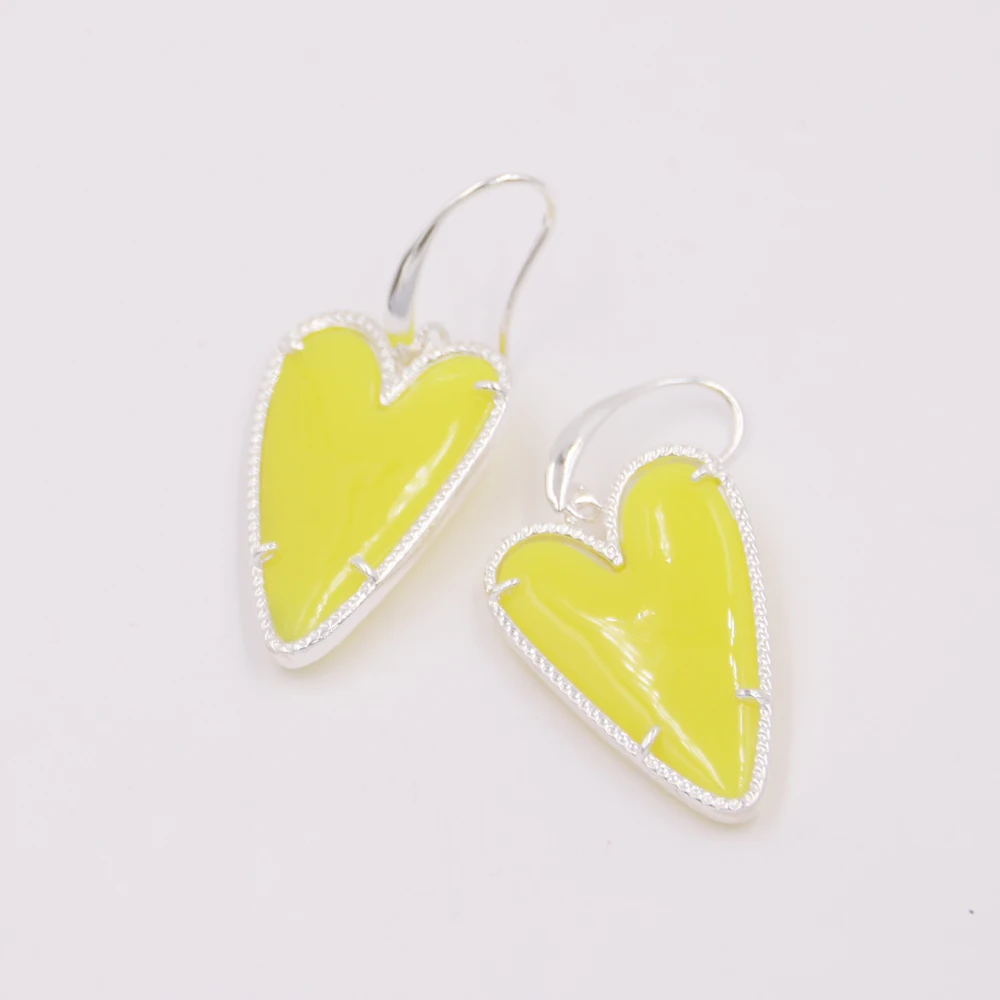 2022 Новые разноцветные нестандартные Двухсторонние серьги-подвески с 3D любовью