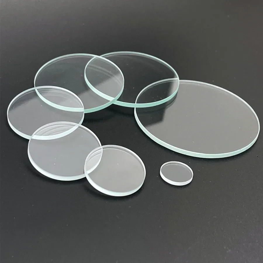 Фонарик налобный с прозрачной плоской стеклянной линзой диаметр