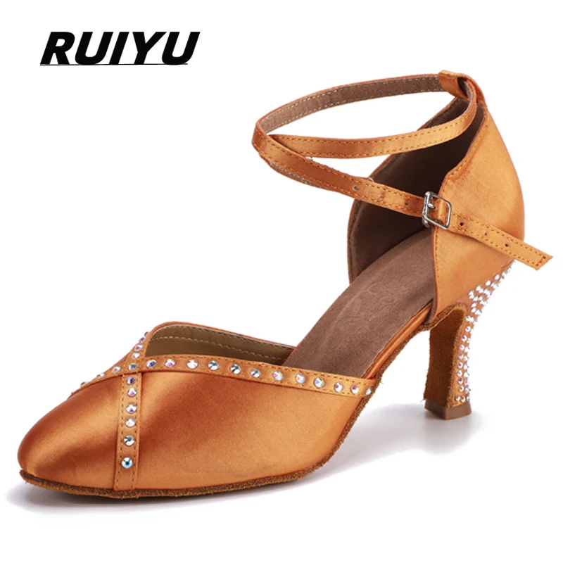 New Latin Shoes Salsa Tango Ballroom Party Women's High Heel