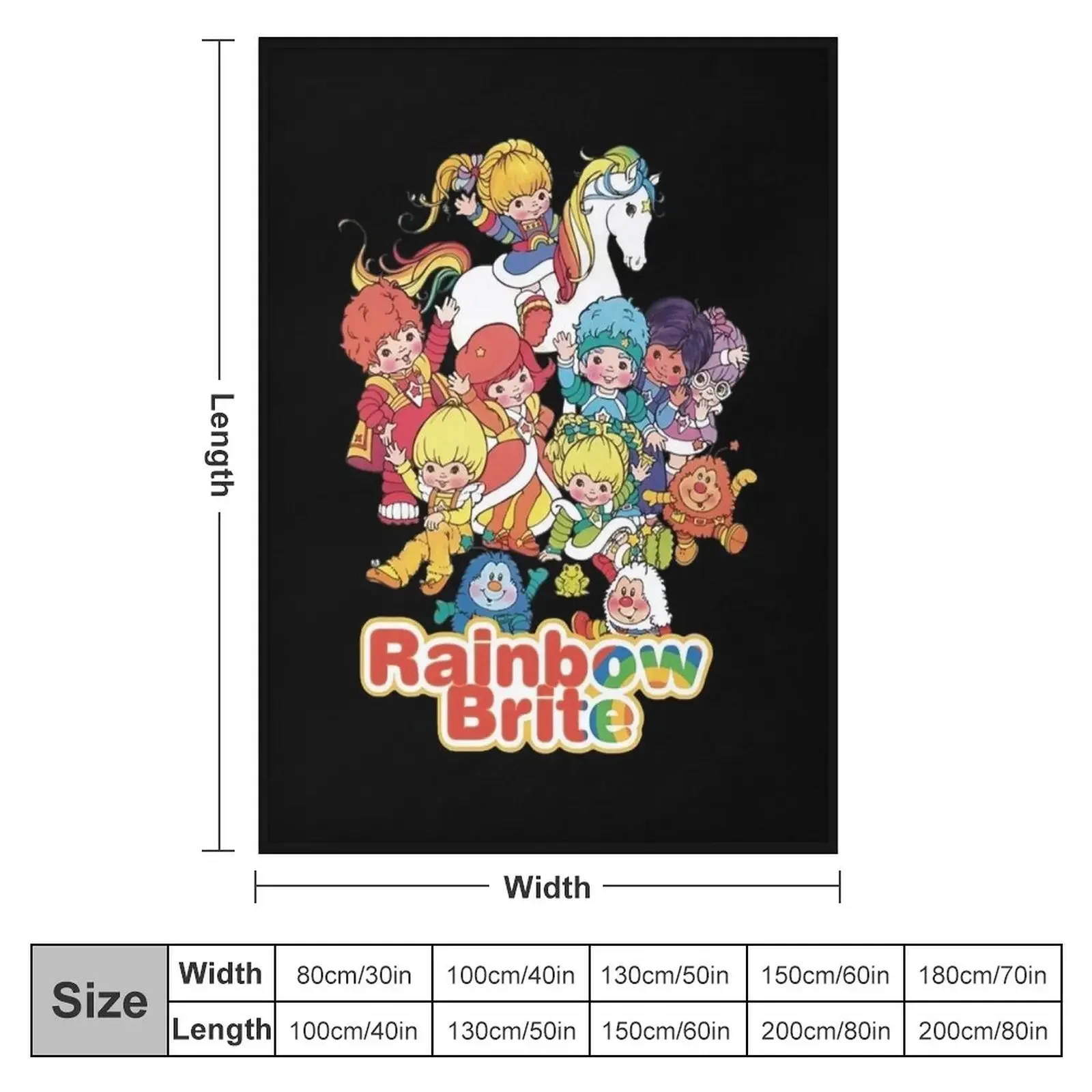 Покрывало Rain.bow Brite тепловое одеяло для дивана покрывала Манга