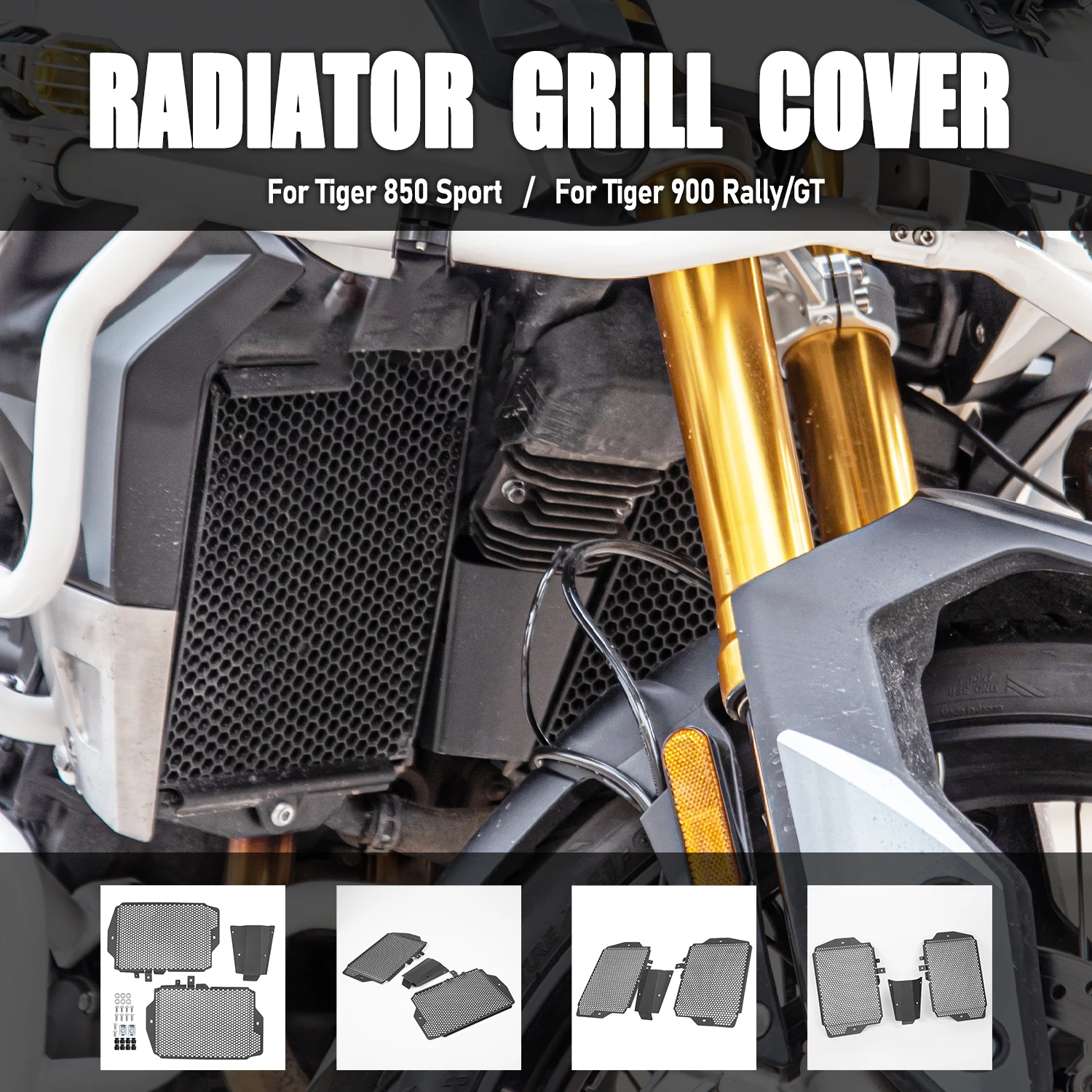

Radiator Guard Grille Grill Cover For Triumph Tiger 900 Tiger 900 Rally Tiger GT Tiger 900 Rally Pro 850 Sport 2020 2021 2022