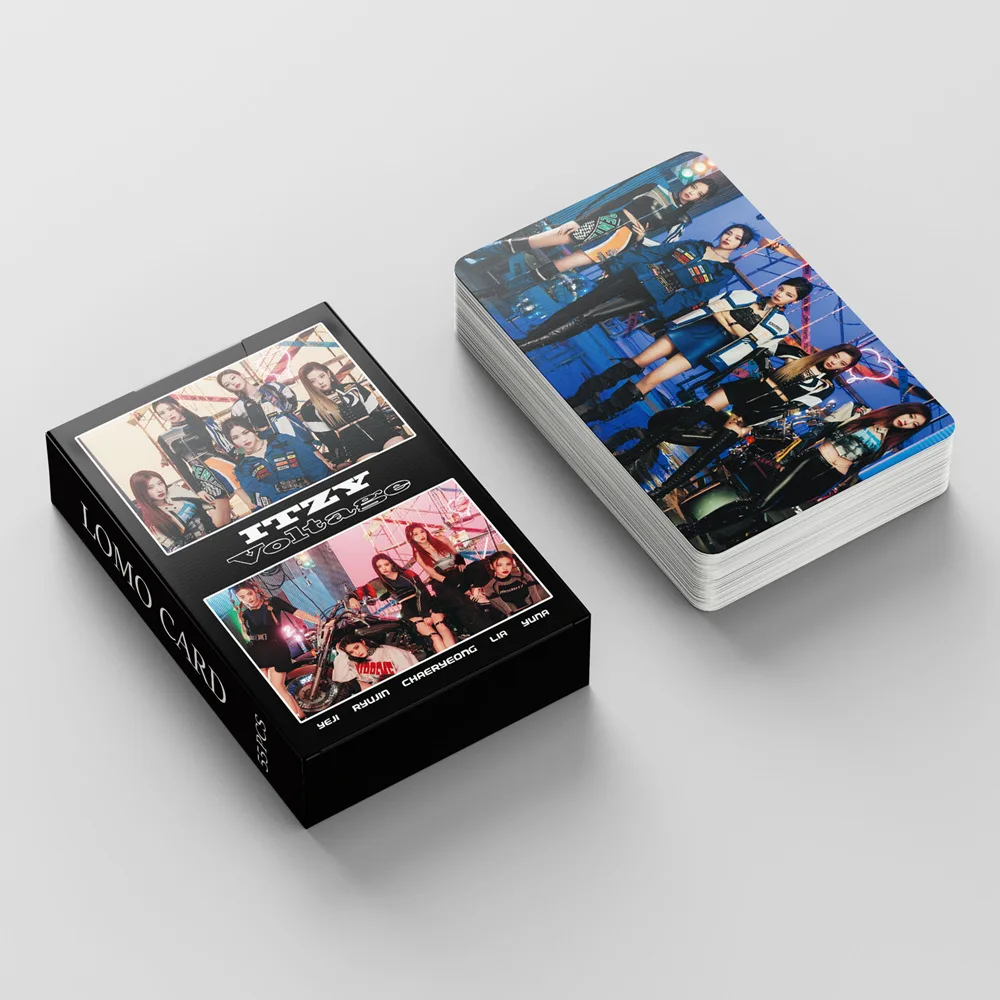 54 шт./компл. Kpop ITZY двойная Фотокарта Новый Ablum 2022 Корея открытка ЛОМО открытки