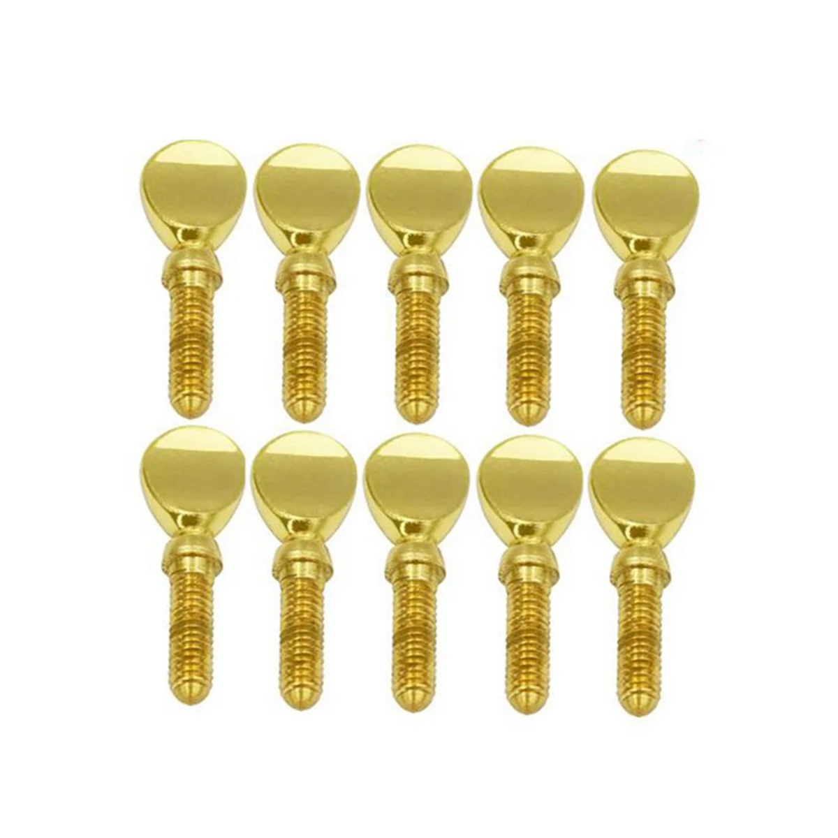 

10 Pieces Saxophone Professional Connection Accessories, Metal Gold Screws Fixing Saxophone Clarinet Neck Screws