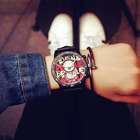 women watches fashion sports big dial leather belt quartz wrist watch men not mechanical watches waterproof clock lover gift
