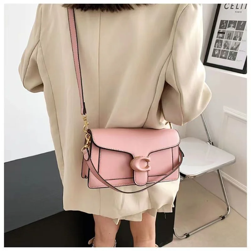 Fashion Women's Small Crossbody Bag Designer PU Leather Messenger Bag Flap Handbag Purse Summer Travel Bag For Female 2023