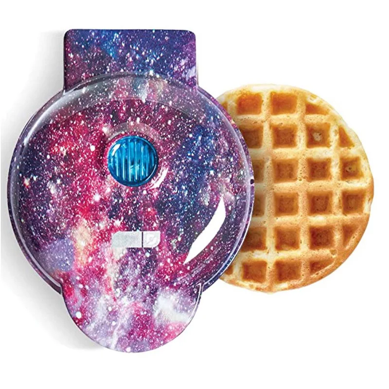 

Multicooking Personality Design Color Automatic Home Mini Waffles Machine Electric Baking Pan Breakfast Dessert Frying
