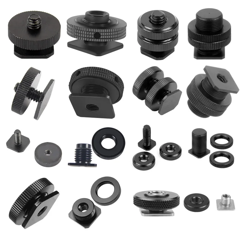 Одиночные двойные гайки крепление холодного башмака 3/8 1/4 5/8 винтовой кронштейн