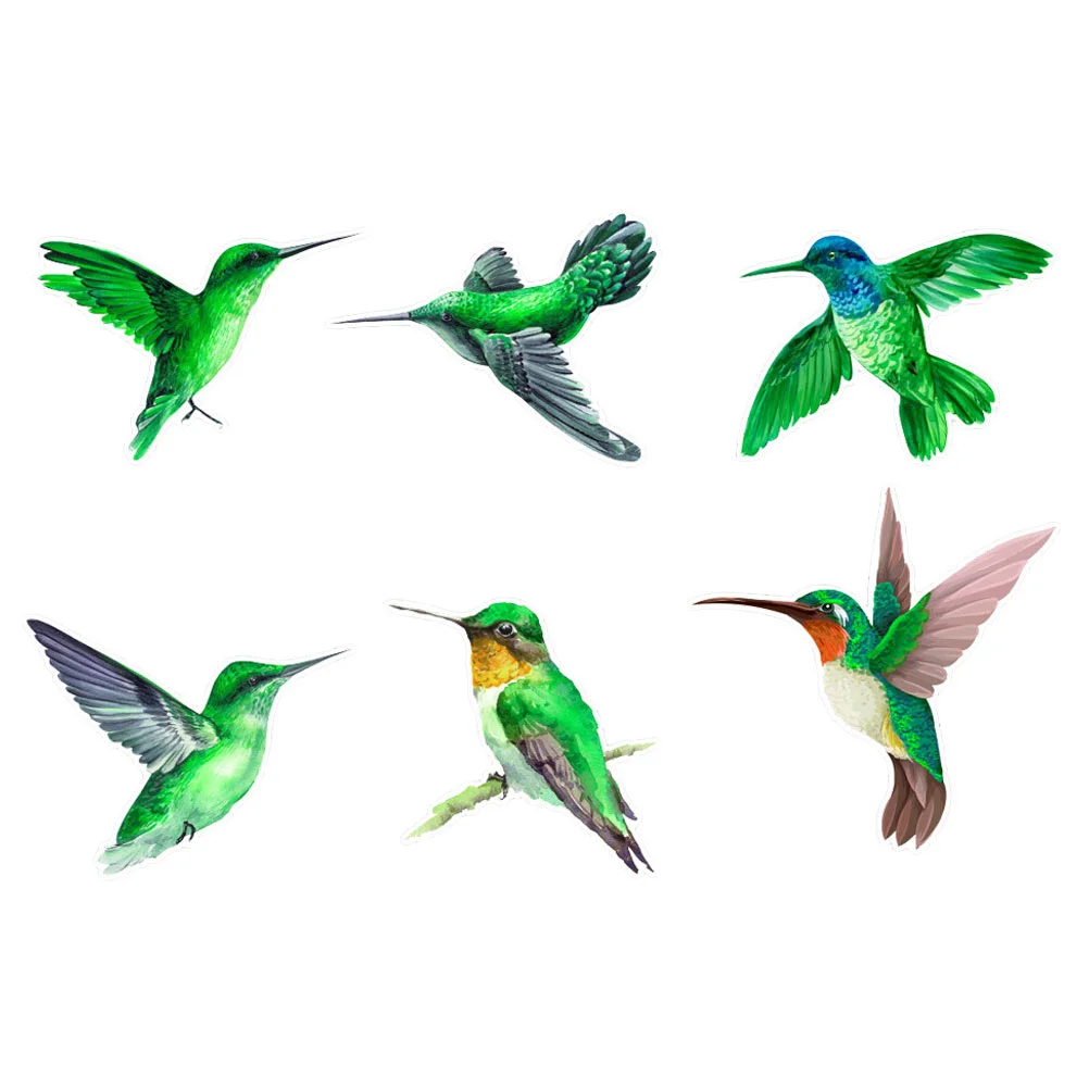 

1 Set Removable Anti-collision Alert Bird Window Decal Anti-collision Window Cling Window Decal Window Cling Static Cling