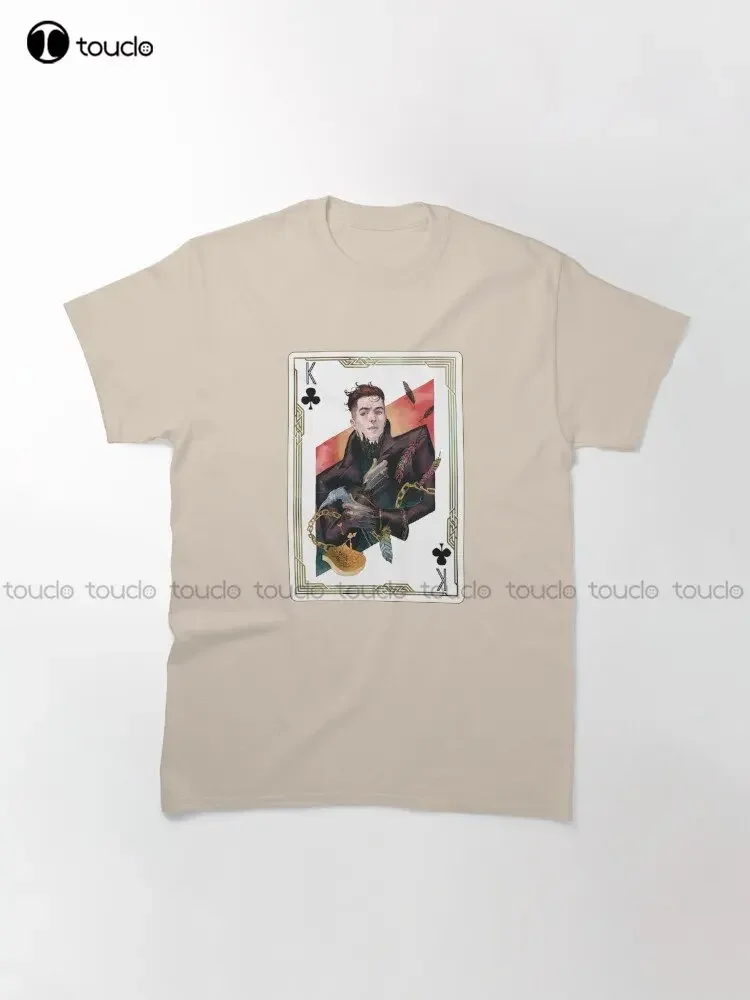 Классическая футболка Kaz Brekker (Six Of Crows) Inej Ghafa Matthias Helvar Футболки с цифровой печатью