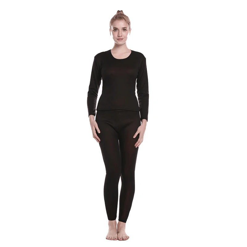 Thermal Underwear Set for Men Fleece Lined Women's Long Johns Set Base Layer Skiing Winter Warm Top Bottom Pajama Dropshipping